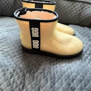 UGG Shearling Boots with Black Details